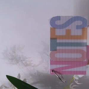 James Burke Collection Colorful Block Letter Notes, NWT